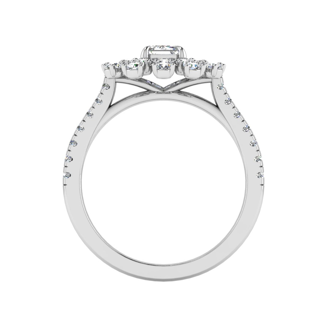 Janet Halo Engagement Ring